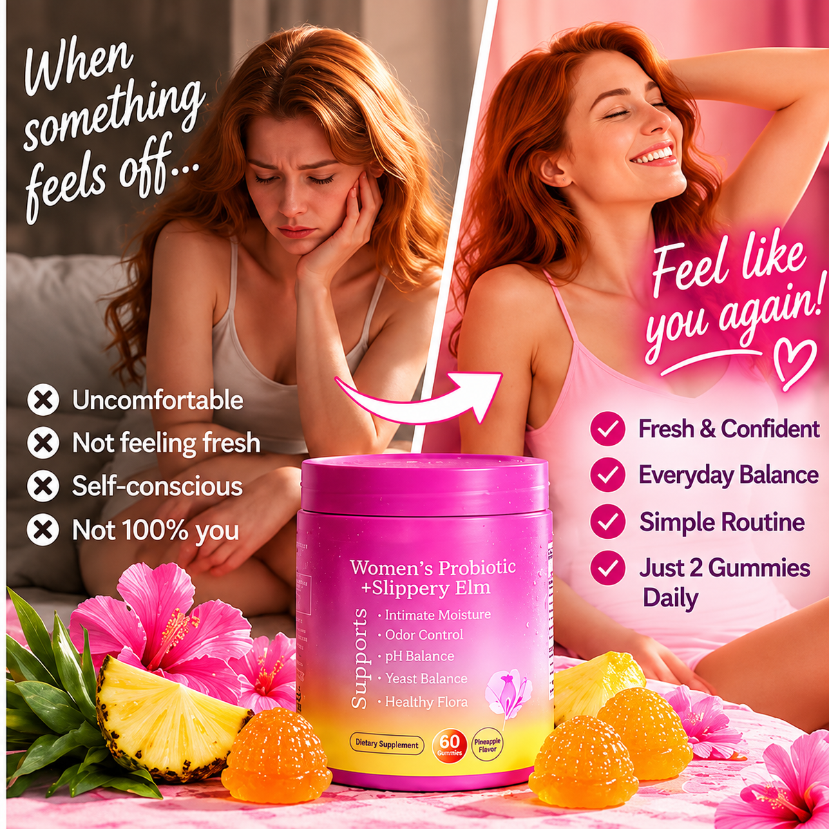 Feminine Probiotics Gummies for Women