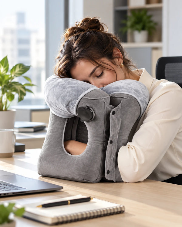 Desk nap at the office with AeroNestly Pro