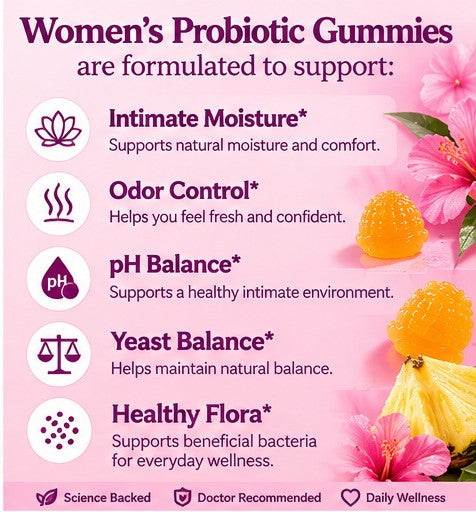 Feminine Probiotics Gummies for Women